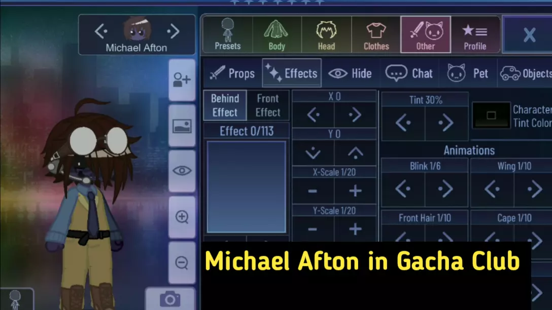 How to Make Michael Afton in Gacha Club