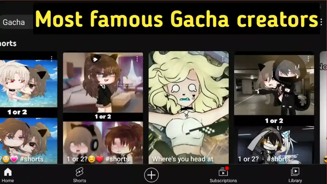 Who is the most famous gacha creator in 2023?
