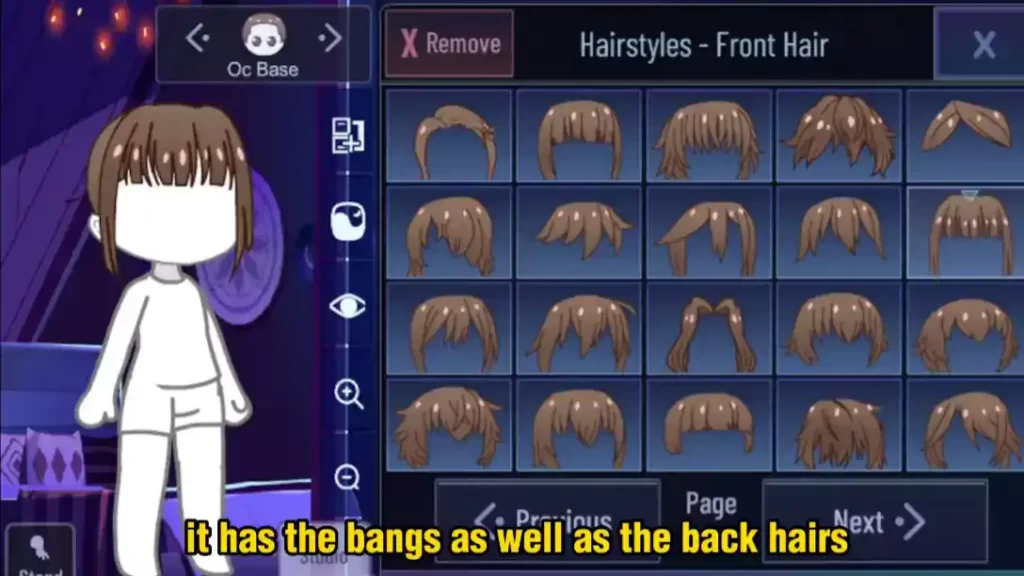 Gacha Nymph hair styles 