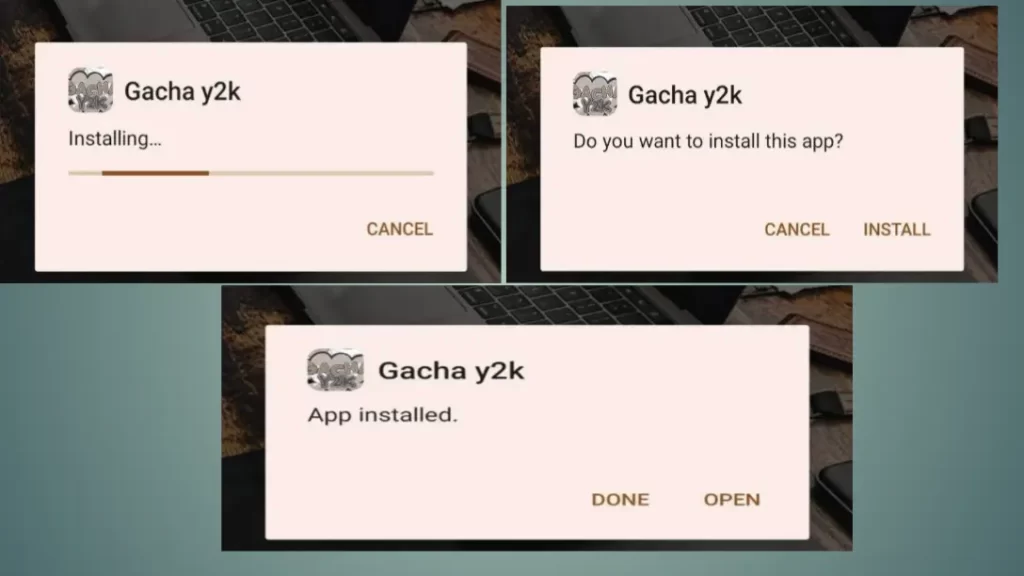 Gacha Y2K Mod in Android 