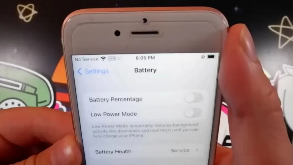 Gacha Neon iOS battery settings 