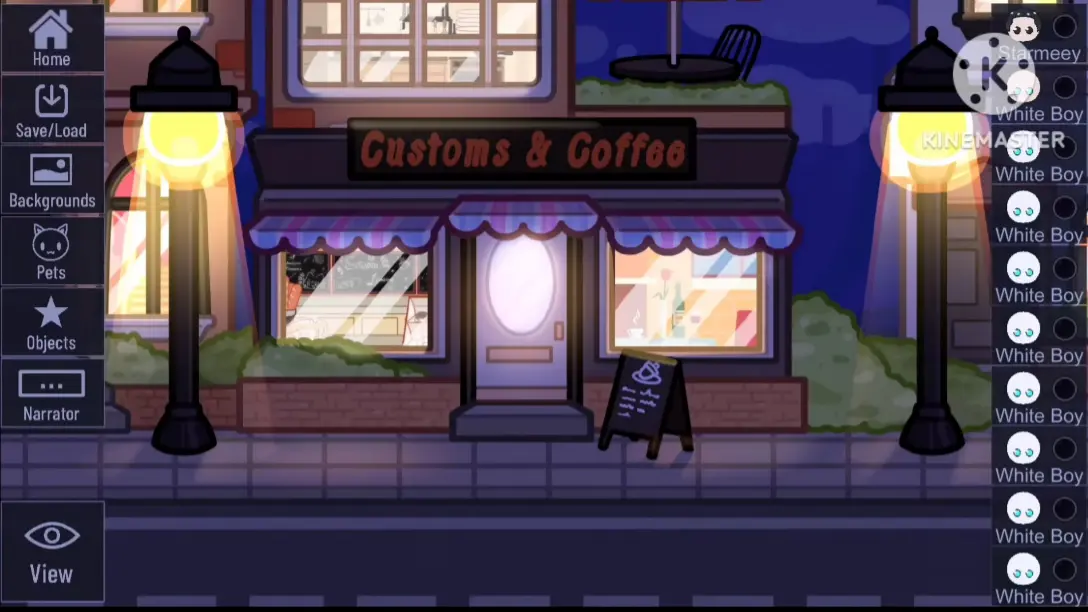 Gacha Customs and Coffee Mod backgrounds